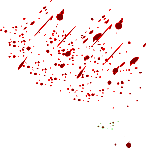 Simple Paint Splatter Clip Art At Clker Com Vector - Red Splatter Clip Art (588x597)