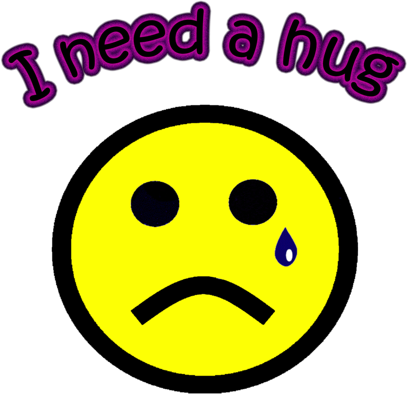 Need A Hug Logo By Thenamesshade D418agv Png B586w6 - Sad I Need A Hug (900x900)
