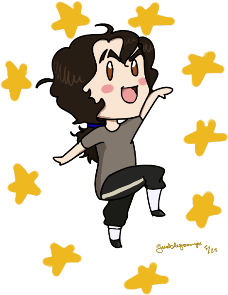 Something Was Strangely Endearing About Dan's Dancing - Cartoon (500x667)