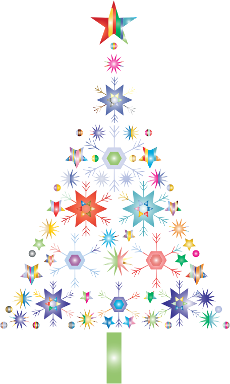 Medium Image - Christmas Tree Clip Art No Background (456x762)