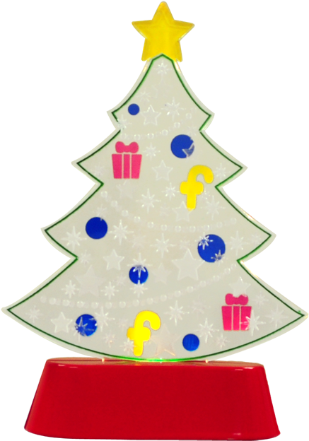 Christmas Tree Night Lamp - Christmas Tree (500x729)