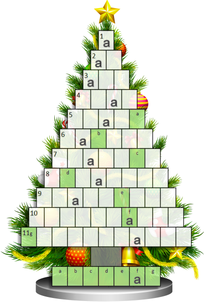 Blaine And Felicia's Christmas Tree Puzzle - Christmas Tree (406x600)