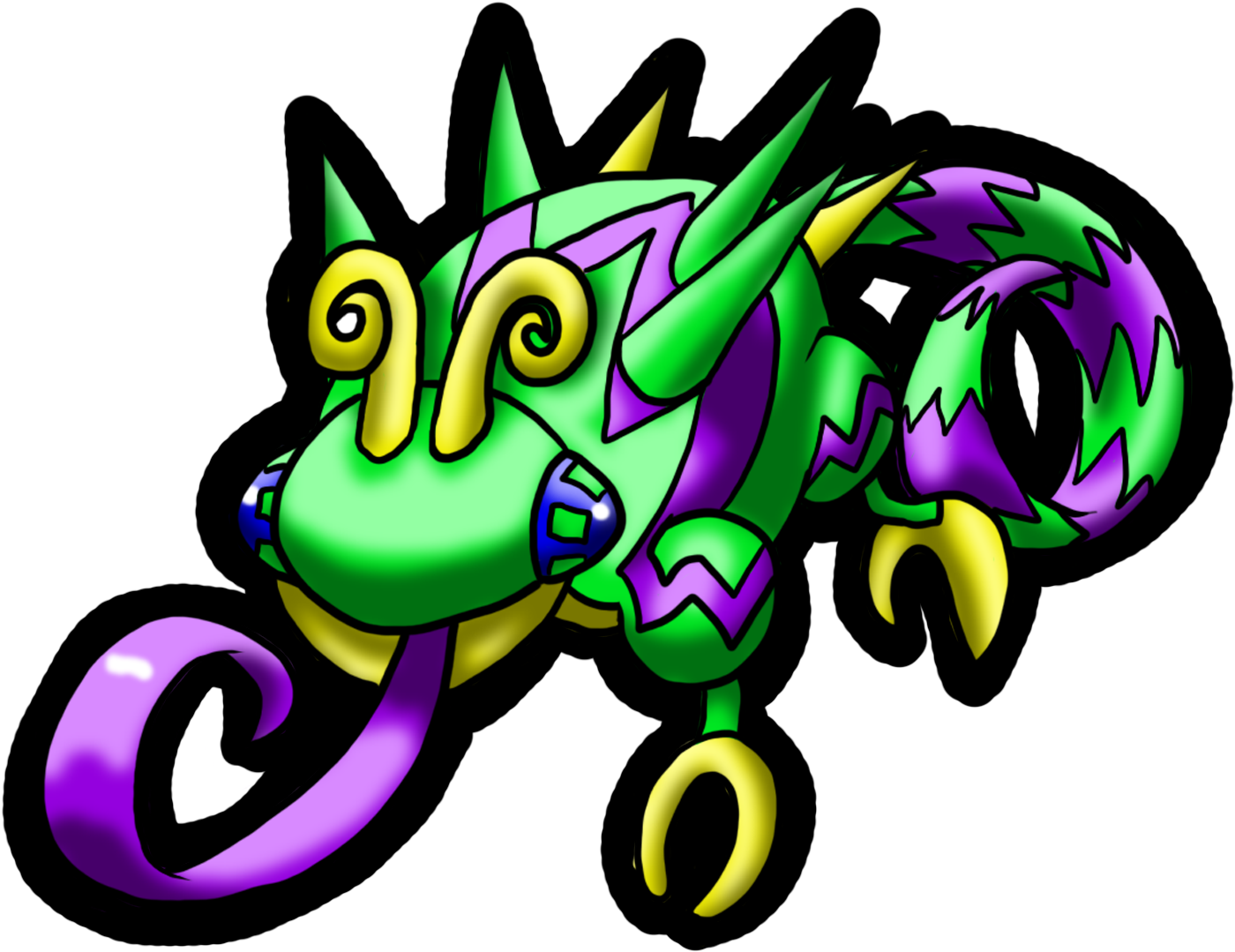 Verols Appear Like Chameleons In Their True Form - Illustration (1800x1530)