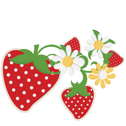 Strawberries Svg Cutting Files Fruit Svg Cuts Strawberries - Strawberry (432x432)