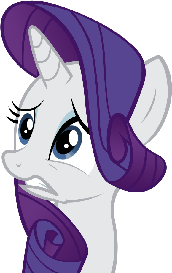 By Scoot A Who - My Little Ponyrarity Scared (746x965)