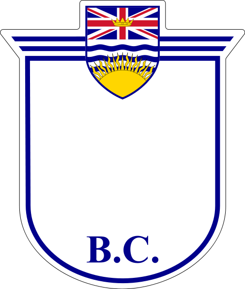 File - Bc-blank - Svg - British Columbia Highway Shield (506x595)