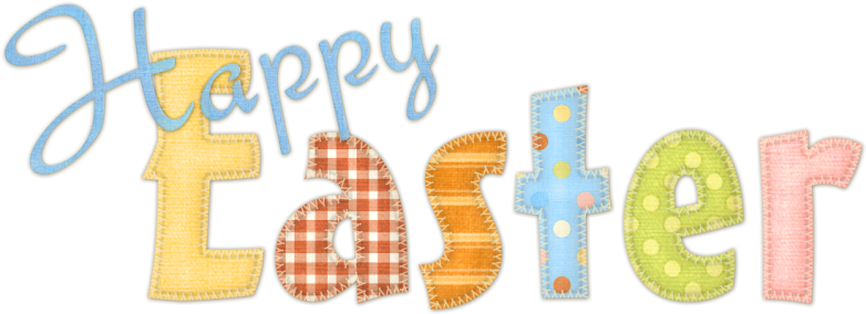 Happy Easter Transparent Text Png Picture - Happy Easter Transparent Background (821x342)