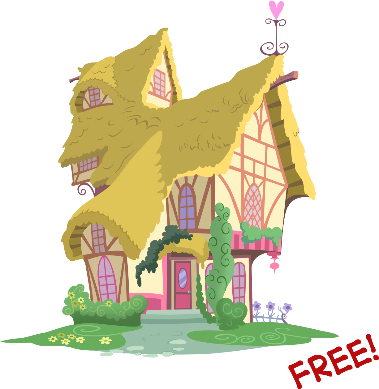Mlp Background House 01 By Jetpony - Little Pony Friendship Is Magic (1296x1386)