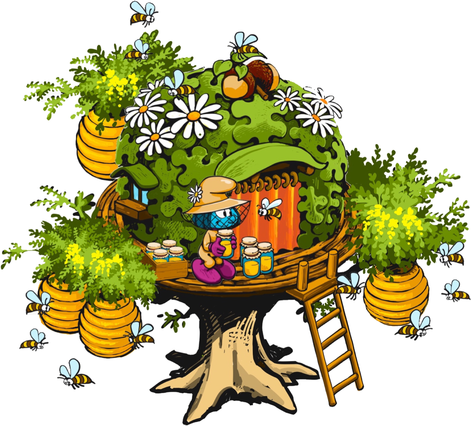 Every Huts And Smurfywonders For Female Smurfs Should - Illustration (2048x1782)