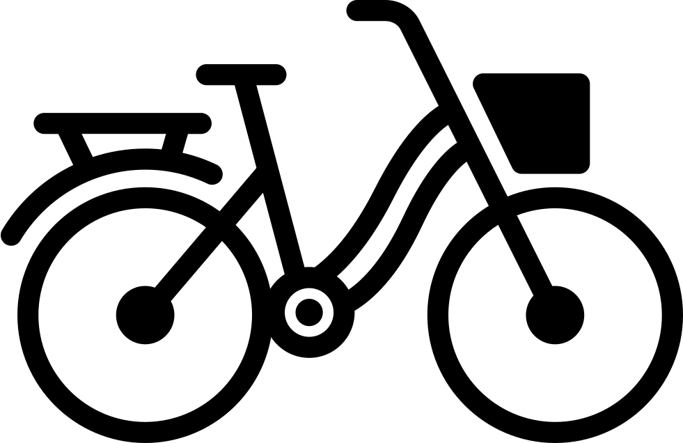 Bicycle With Basket Comments - Biking Logo (981x636)