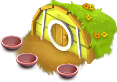 Hut Clipart Rabbit - Hay Day Rabbit House (442x442)