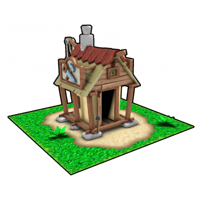 Pp Builders Hut - Castle (400x400)