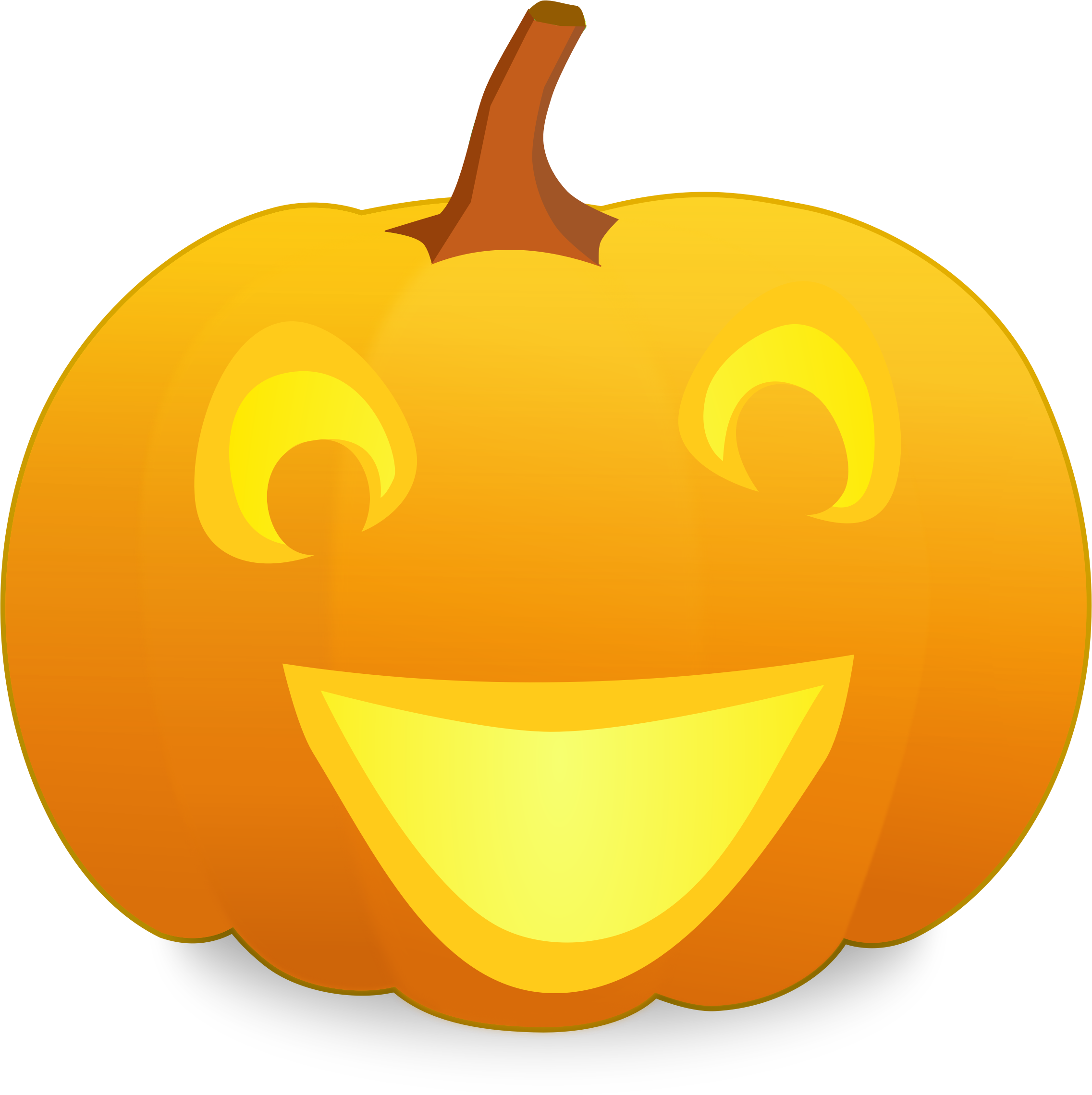 Pumpkin Clipart Jack O Lantern - Funny Jack O Lanterns (2273x2280)
