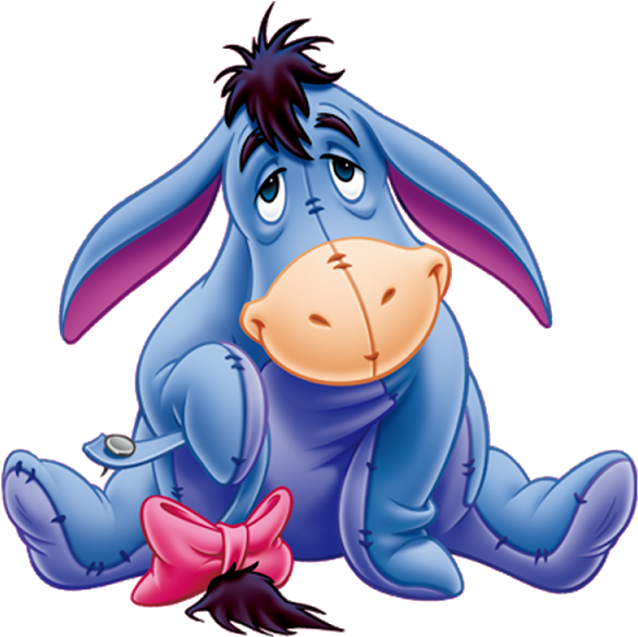 Us Bring You All These Images, Bookmark Us So You Can - Eeyore Winnie The Pooh (640x640)