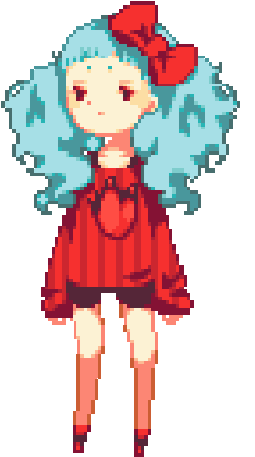 Picture - Pixel Girl (500x508)