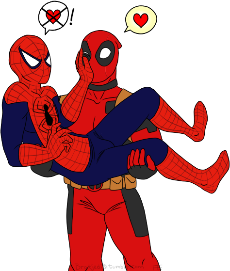 Picture - Transparent Spideypool (501x605)