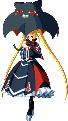 Picture - Rachel Alucard Sprite Gif (417x510)
