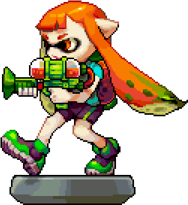 Picture - Splatoon Inkling Gif (483x483)