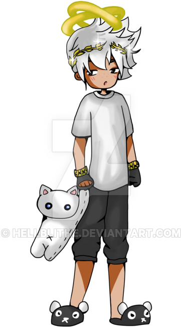 1st Gaia Online Commision By Hellblithe - Cartoon (400x686)