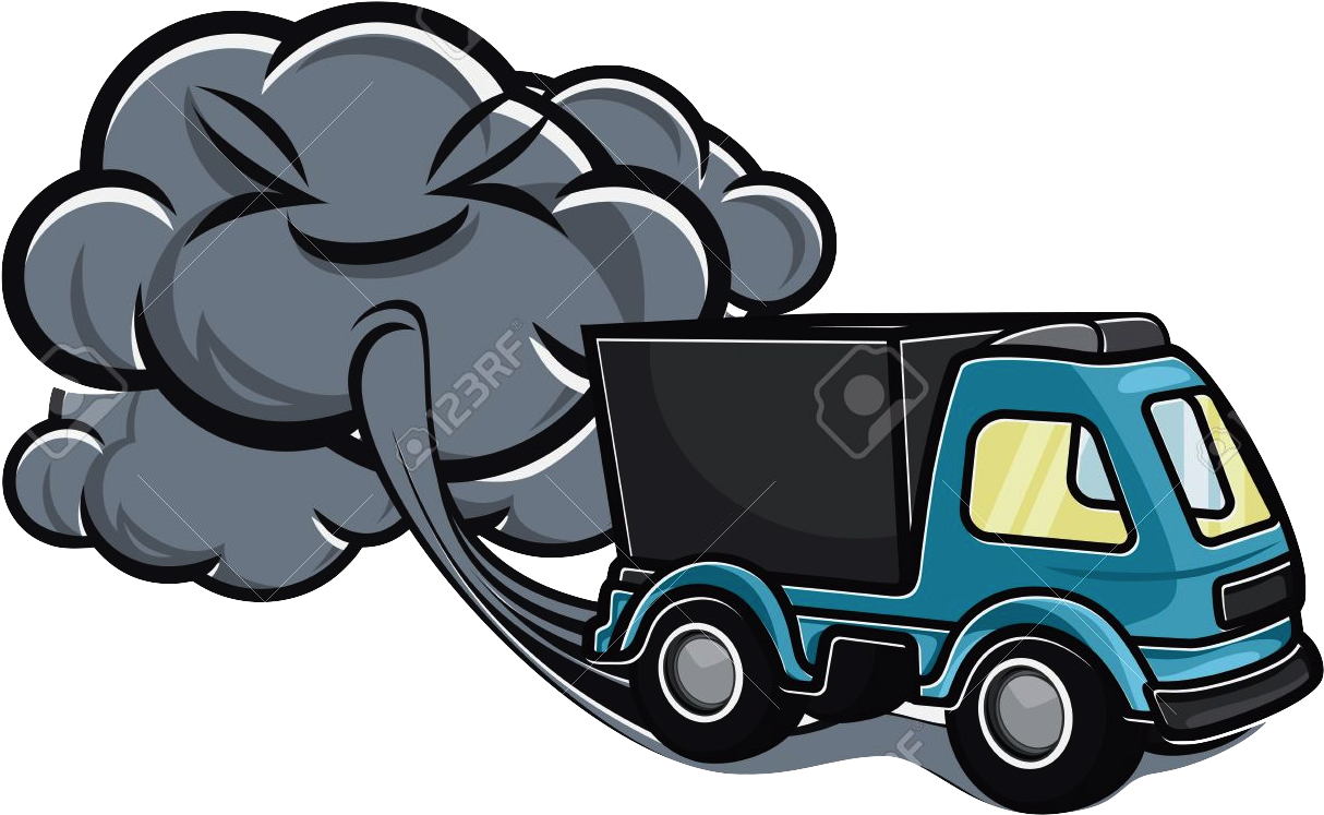 Air Pollution In Hk - Air Pollution Car Cartoon (1300x960)