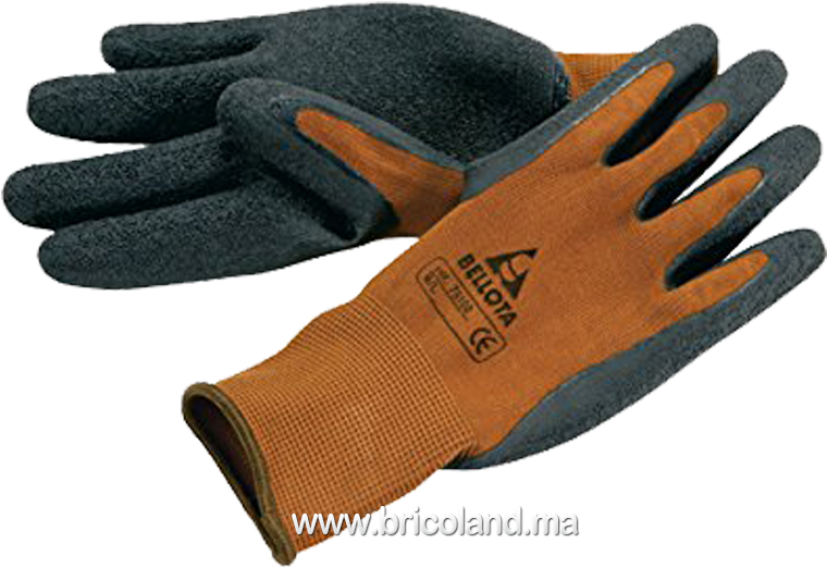 Gants De Jardinage 75102 Taille - Bellota Brown Gardening Gloves - Large (9l) (900x675)