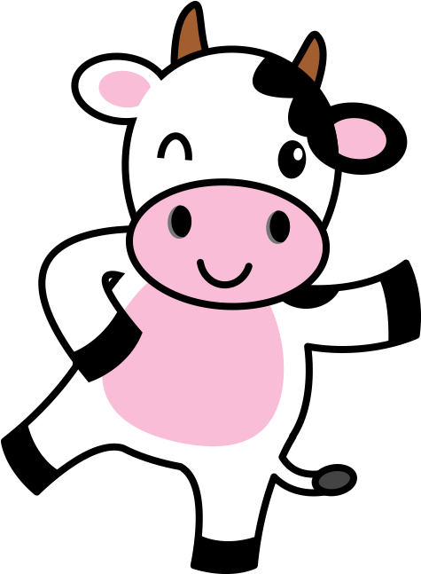 Holstein Friesian Cattle Cartoon Drawing Illustration - Dairy Cow Cartoon (800x800)