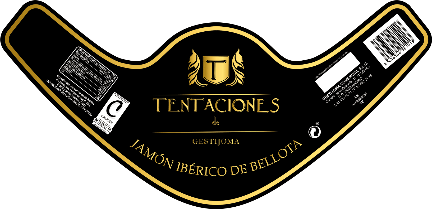 Jamón Ibérico De Bellota - Label (1743x951)