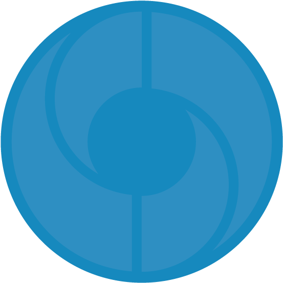 Banner Blue Circle Bg - White And Blue Makes What Color (554x560)