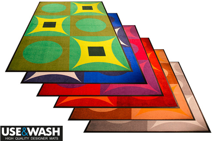 70's Style Psychedelic Rugs - Schmutzfangmatte Design (700x487)