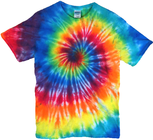 Image Of Tie Dye T-shirt - Rainbow Tye Dye Shirts (570x530)