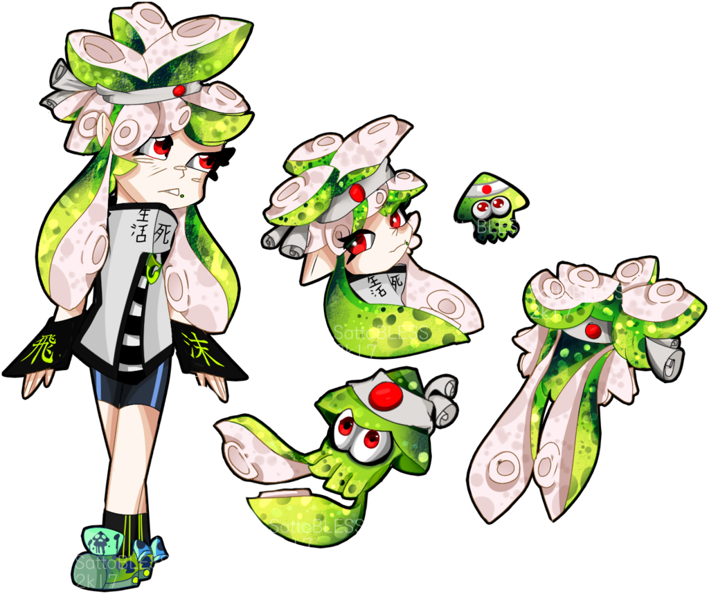 Xuan Aquit Splatoon Oc By Sattobless Xuan Aquit Splatoon - Splatoon Oc (1024x859)