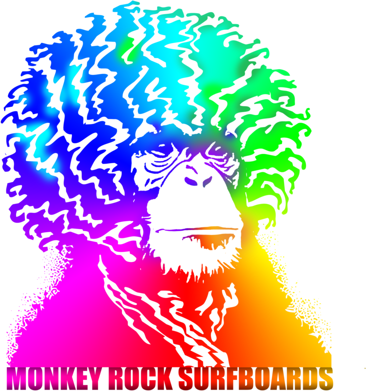 Monkey Rock Psychedelic Hendrix - Jimi Hendrix (blue) By John Van Hamersveld (768x800)