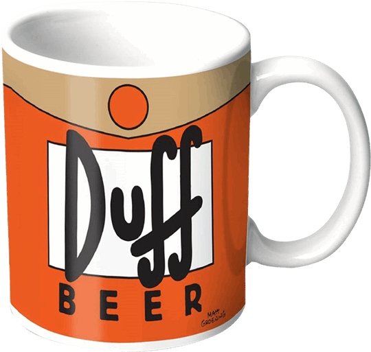 Beer Mug Image - Simpsons: Duff Beer Can - Mug (600x600)