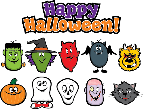 Halloween Costume Contest Clip Art Vector Halloween - Halloween Costume Contest Clipart (500x380)