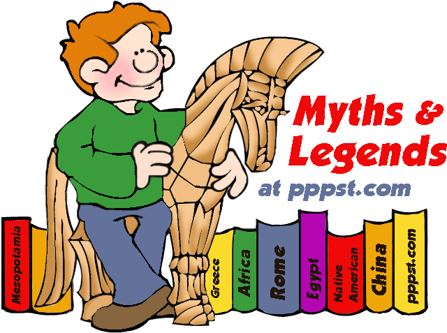 Legend Clipart - Myths And Legends (673x491)