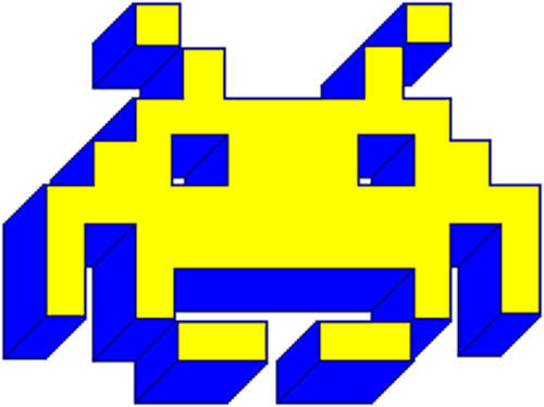 Space Invaders - Space Invaders Logo Png (500x374)