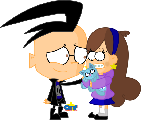 Invader Zim Dib And Mabel (600x510)