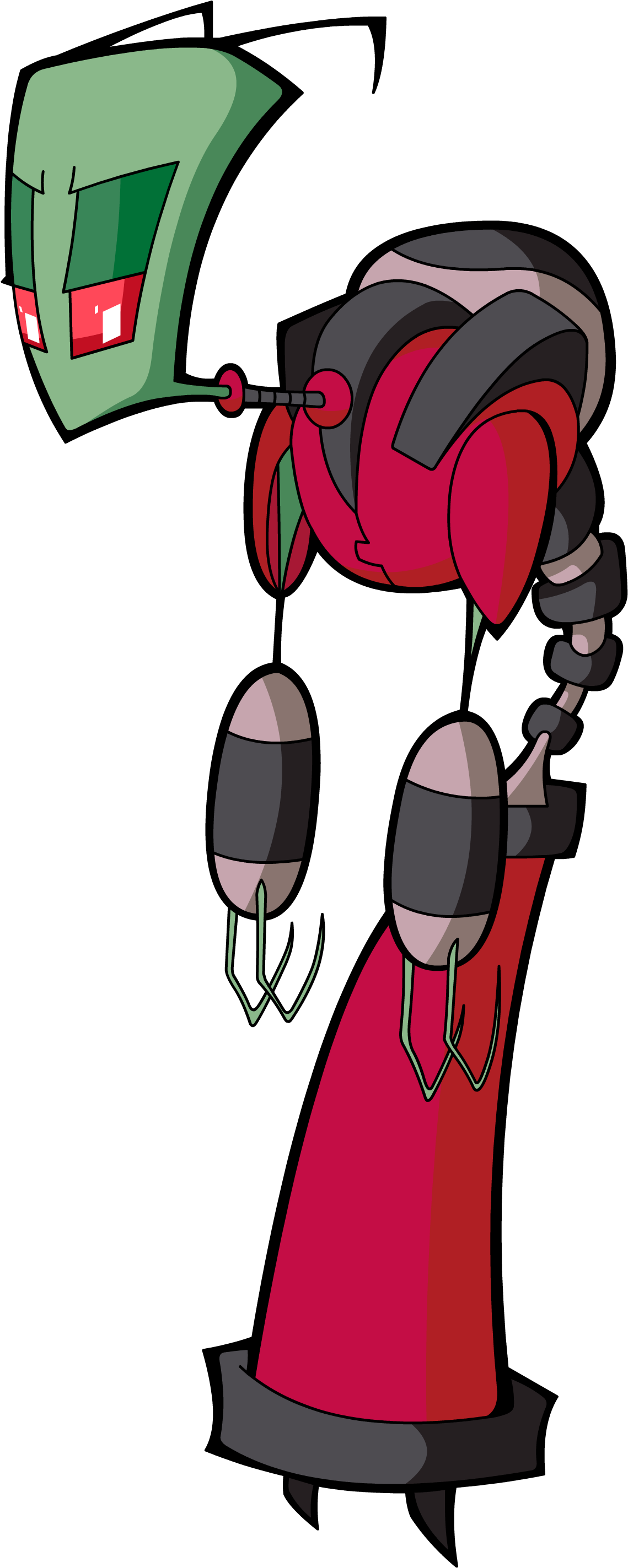 Tallest Red By Jax89man - Invader Zim The Tallest (1200x2880)