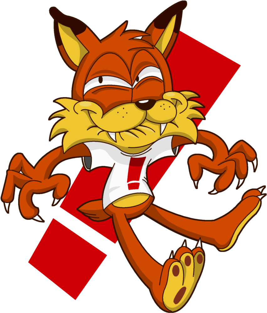 The Woolies Strike Back Bubsy In Claws Encounters Of - Bubsy The Bobcat (901x1009)