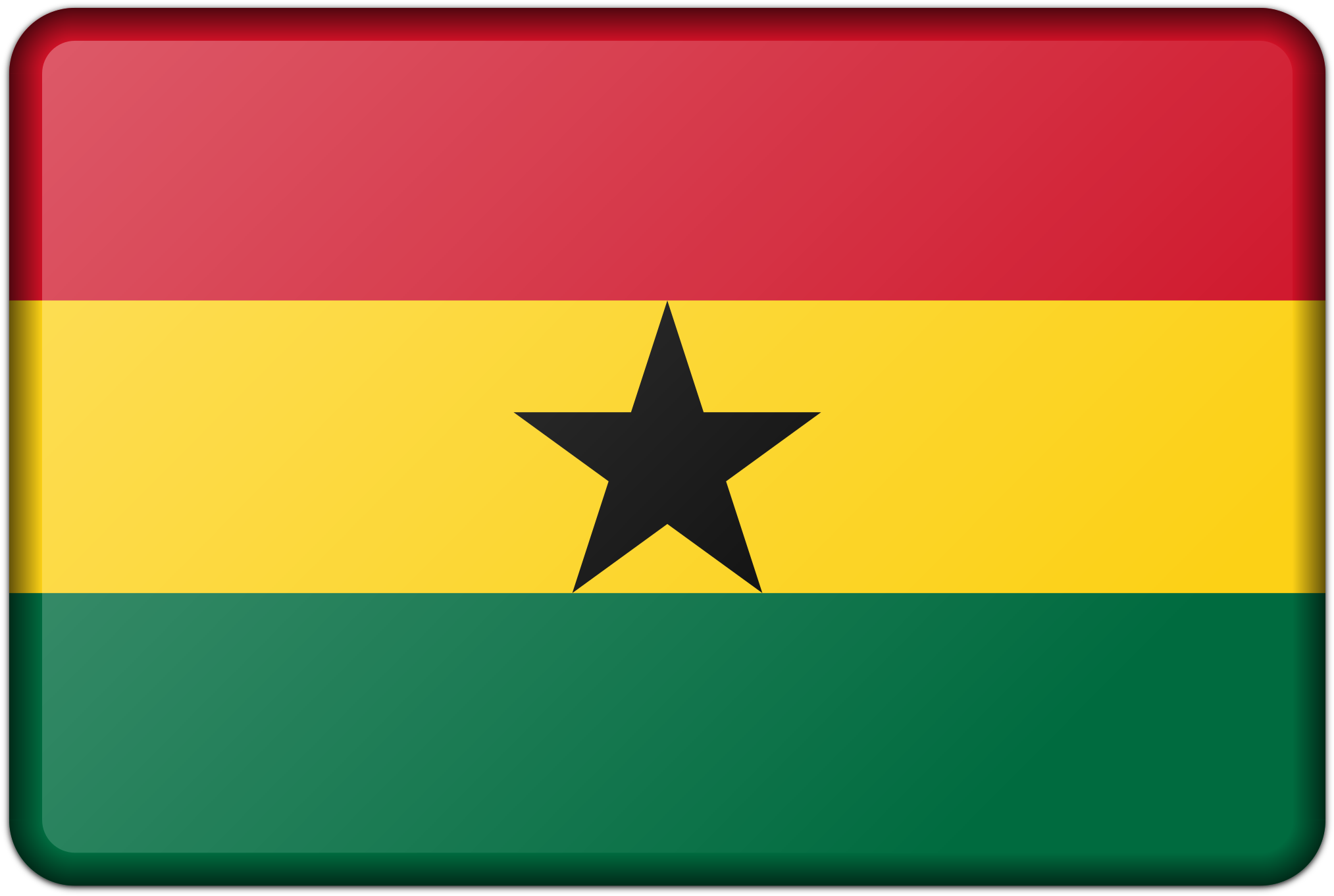 Ghana Flag - Ghana Flag Gif (2400x1600)