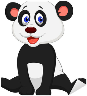 Cute Baby Panda Cartoon - Comics (400x400)