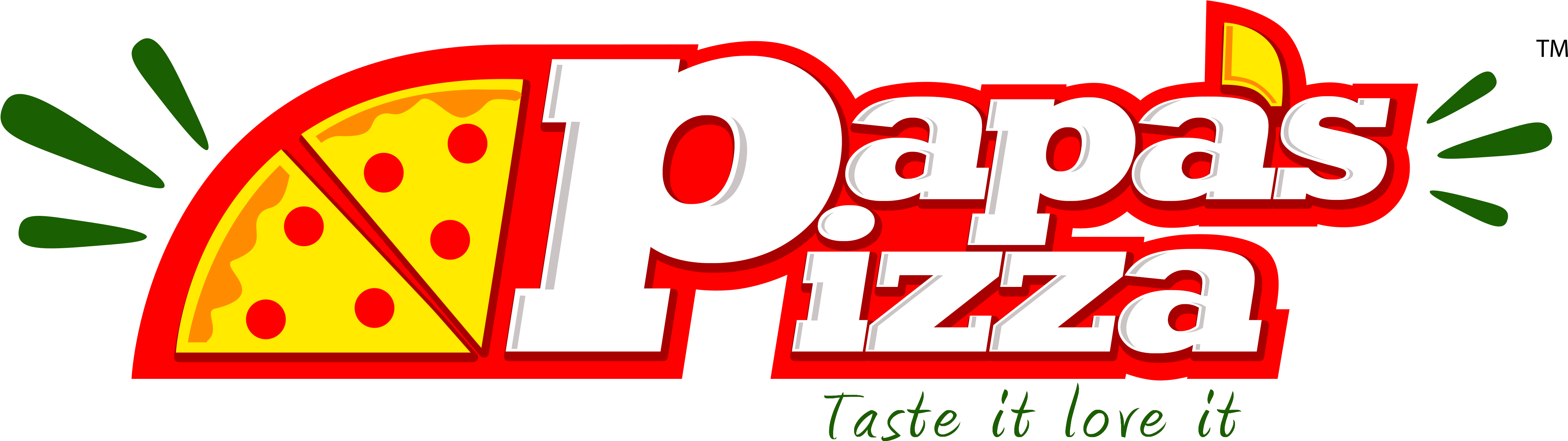 Papa's Pizza Logo Png (5262x1592)