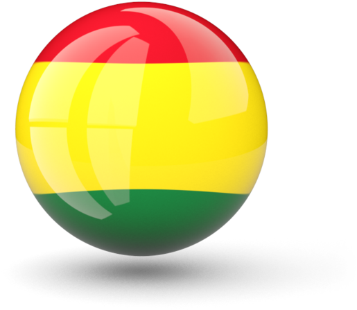Bolivia Flag Png Clipart - Ghana Flag Icon Png (640x480)