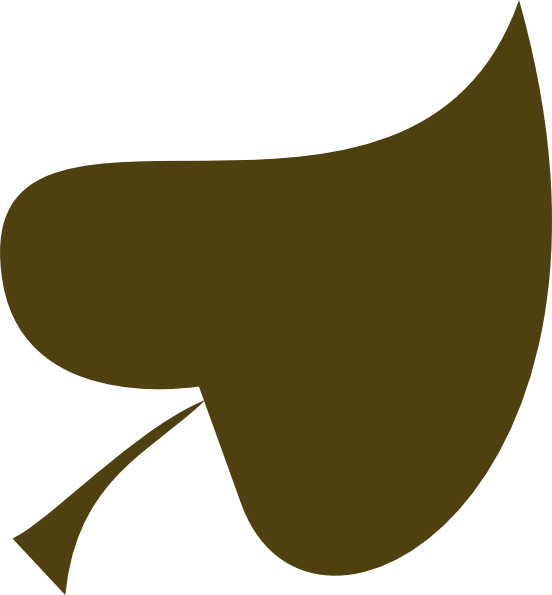 Green And Brown Leaf Clipart (552x595)