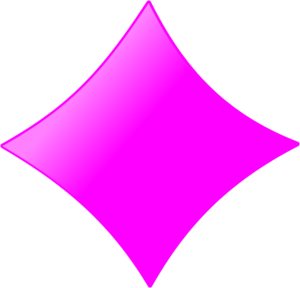 Card Diamond Cliparts - Purple Diamond Clipart Png (600x577)