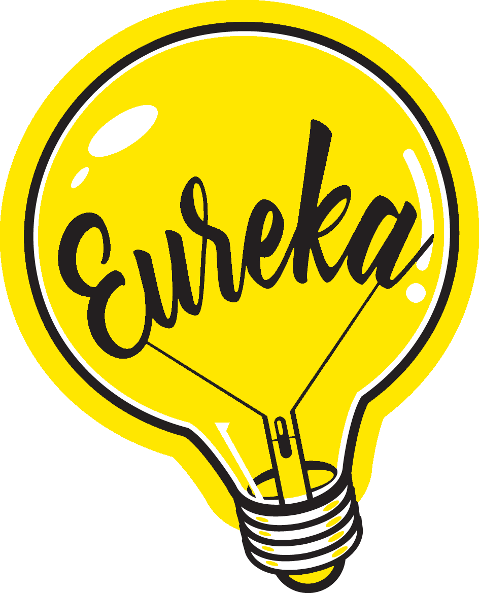 Что означает слово эврика. Лампочка идея. Лампочка логотип. Эмблема Эврика. Логотип ла.
