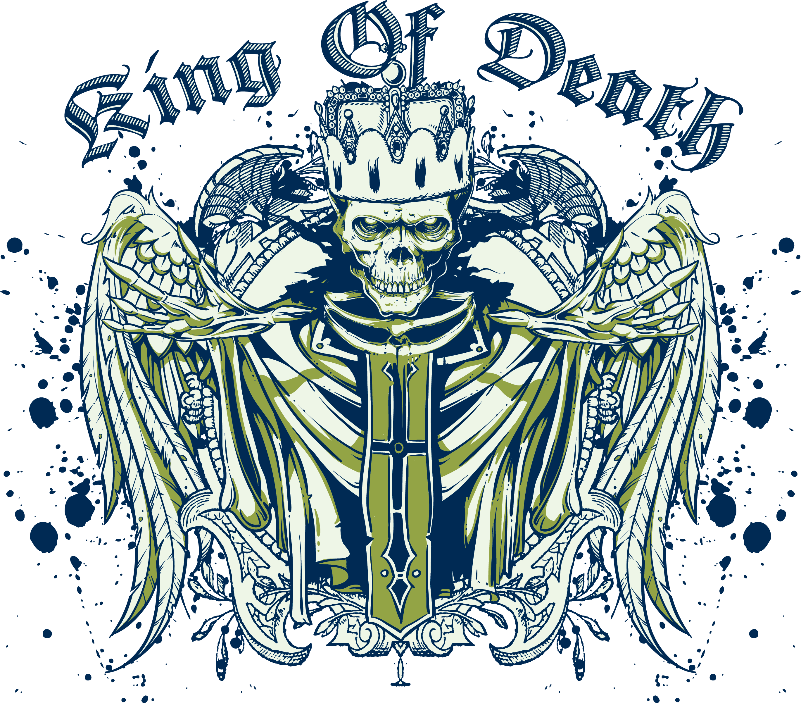 T Shirt Adobe Illustrator Royalty Free Death - Black Sabbath: The Black Sabbath Story (2740x2404)