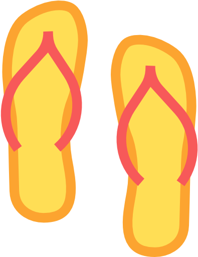 Flip Flops Free Icon - Flip-flops (512x512)