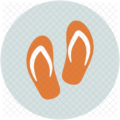 Slippers Icon - Flip-flops (512x512)