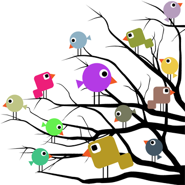 Publicado Por Lo Mejor Del Mundo La Música En - Pajaros De Colores Dibujo (374x374)